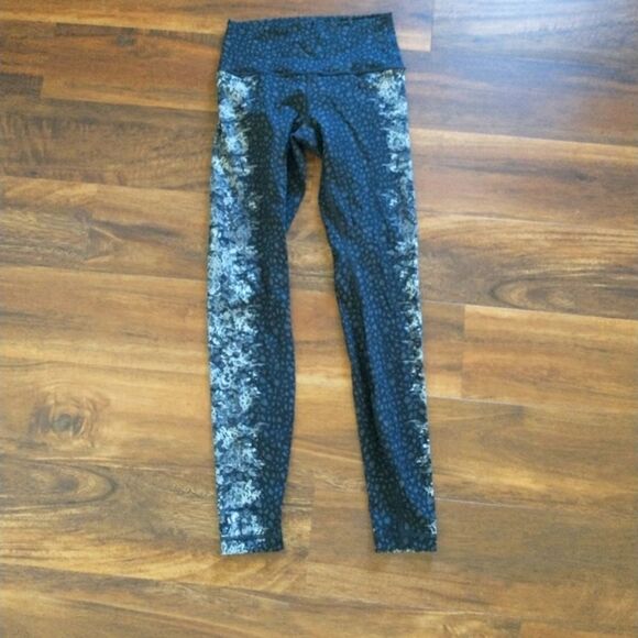 LULULEMON Wunder Under Train Hi-Rise Tight Black Lace 6 - Picture 1 of 2